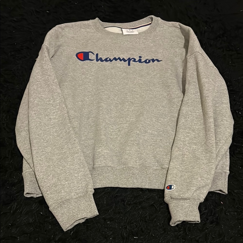 Champion Heather Gray Crewneck Sweatshirt